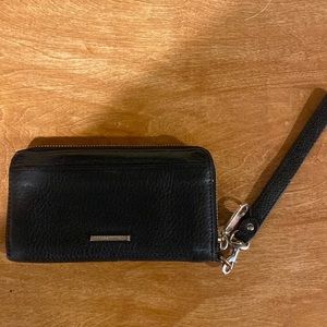 Rebecca Minkoff leather wallet black